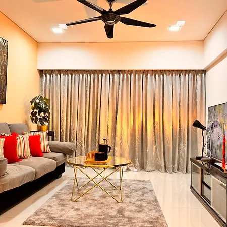 3Min Klcc Luxury 5Pax 2B1B Mercu Summer Suite By Fantasy Hospitality